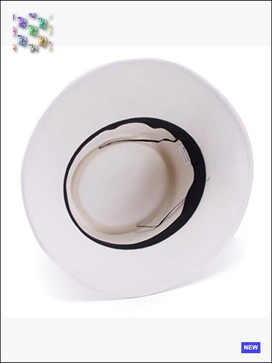 Wool Felt Fedora Hat Asymmetrical Brim Classic Church Wedding Vintage Style main image 4